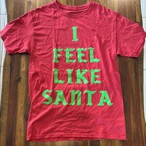 Pablo X Santa Red and Green Short Sleeve Tee